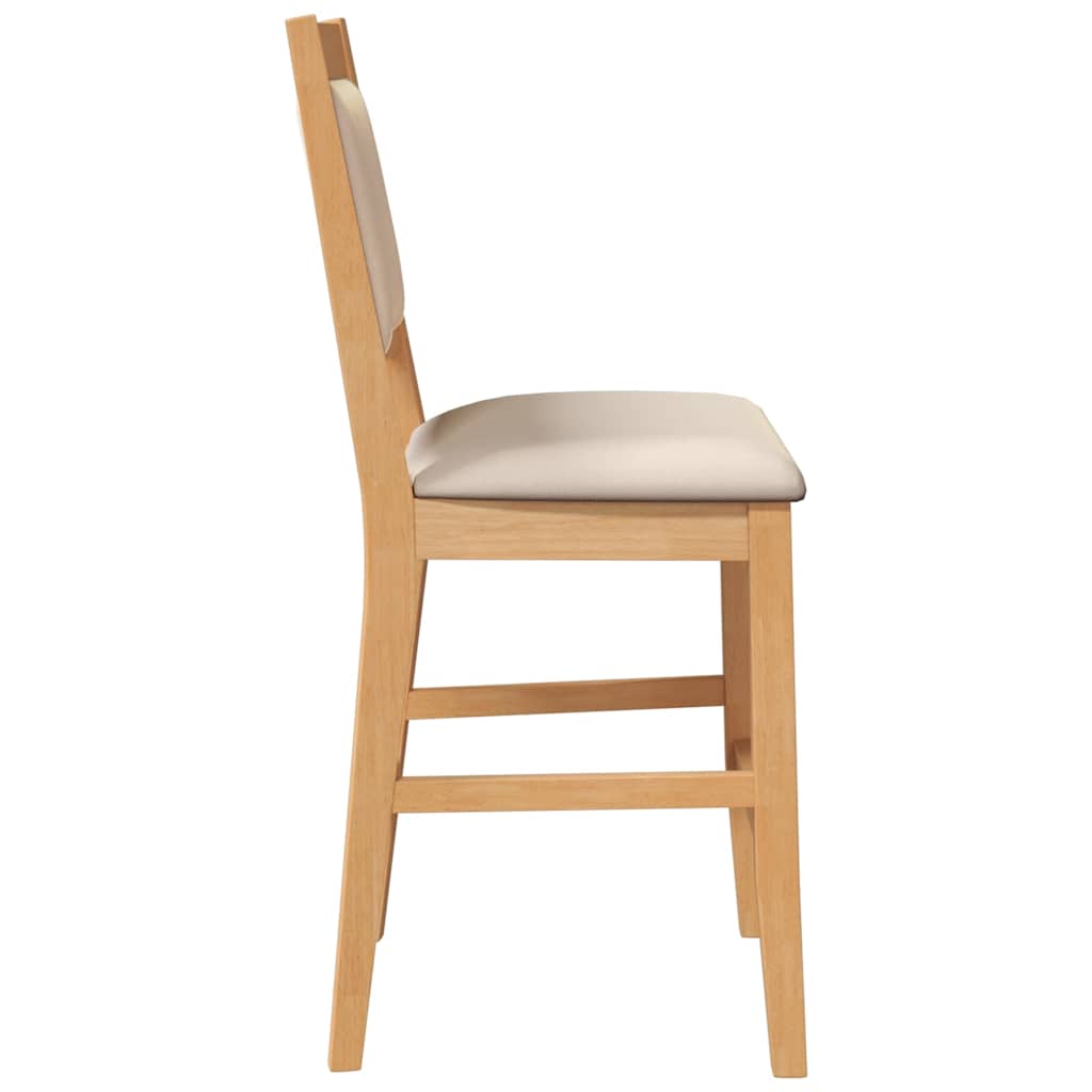 Barkrukken met kussens 2 stuks natuurlijk massief hout rubber is nu te koop bij PeponiXL, paradijselijk wonen!
