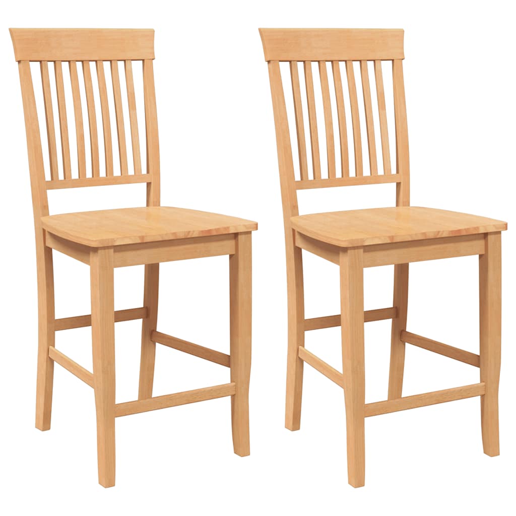 Barkrukken 2 stuks natuurlijk massief hout rubber is nu te koop bij PeponiXL, paradijselijk wonen!