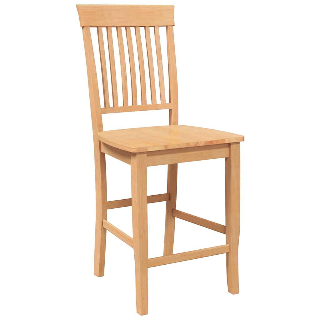 Barkrukken 2 stuks natuurlijk massief hout rubber is nu te koop bij PeponiXL, paradijselijk wonen!