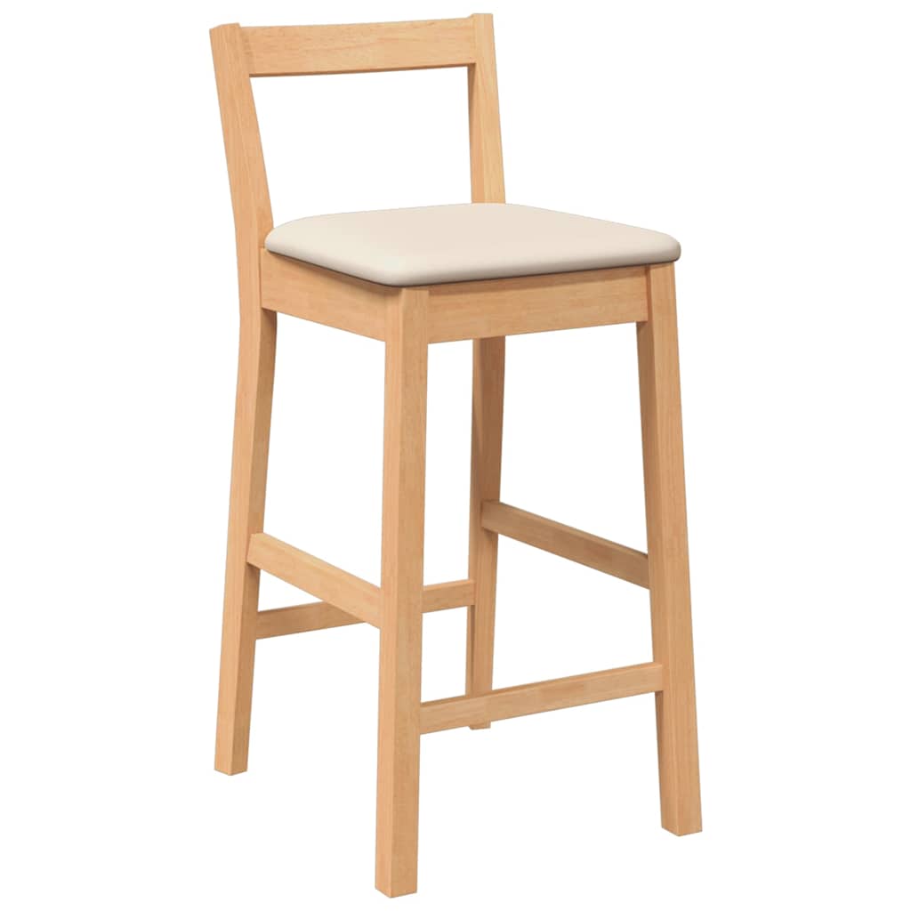 Barkrukken met kussens 2 stuks natuurlijk massief hout rubber is nu te koop bij PeponiXL, paradijselijk wonen!