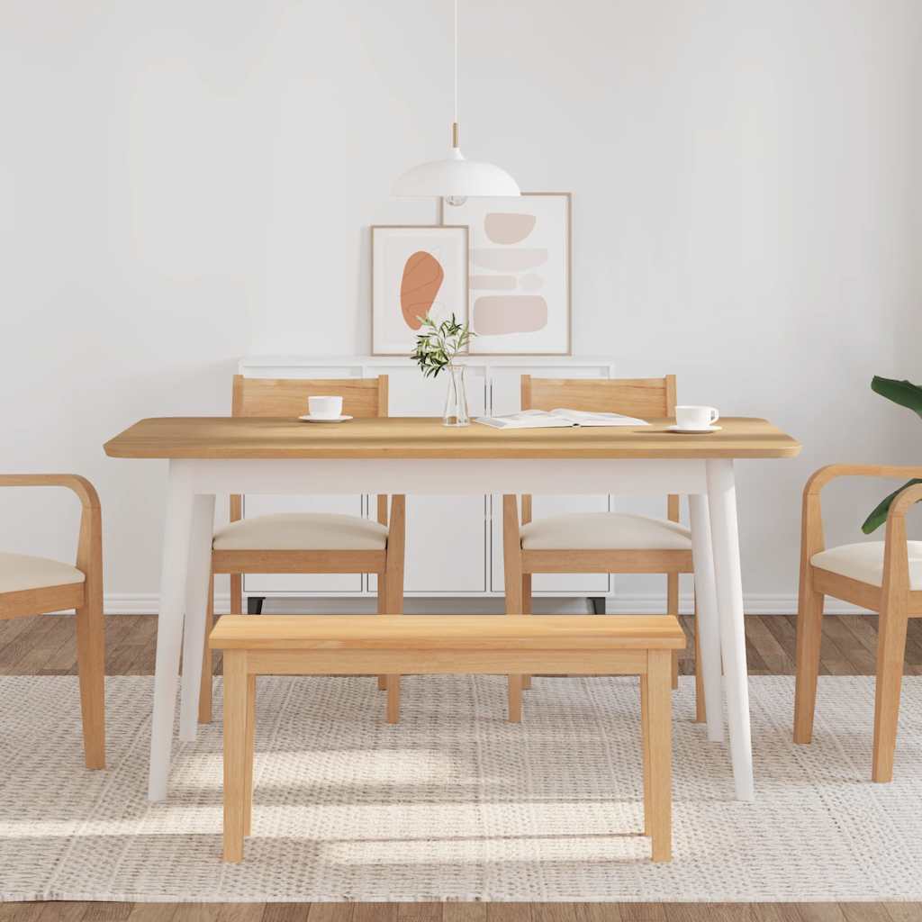 Bank 90 cm massief hout rubber is nu te koop bij PeponiXL, paradijselijk wonen!