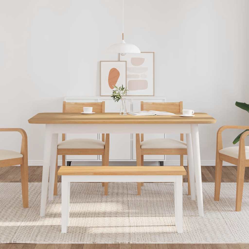 Bank 90 cm massief hout rubber is nu te koop bij PeponiXL, paradijselijk wonen!