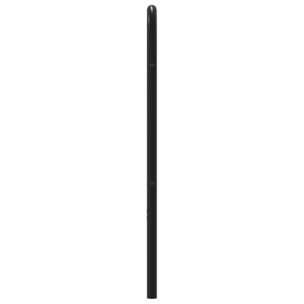Vervangend hoofdbord 100 cm staal en bewerkt hout gerookt eikenkleurig is nu te koop bij PeponiXL, paradijselijk wonen!