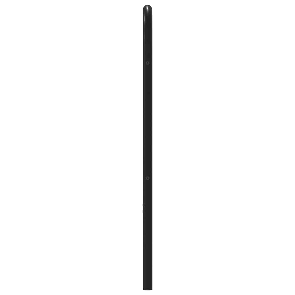 Vervangend hoofdbord 90 cm bewerkt hout en staal bruin eikenkleurig is nu te koop bij PeponiXL, paradijselijk wonen!