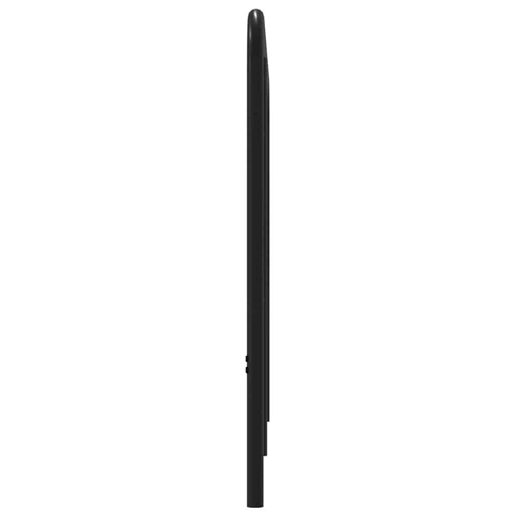 Vervangend hoofdbord 190 cm bewerkt hout en staal bruin eikenkleurig is nu te koop bij PeponiXL, paradijselijk wonen!