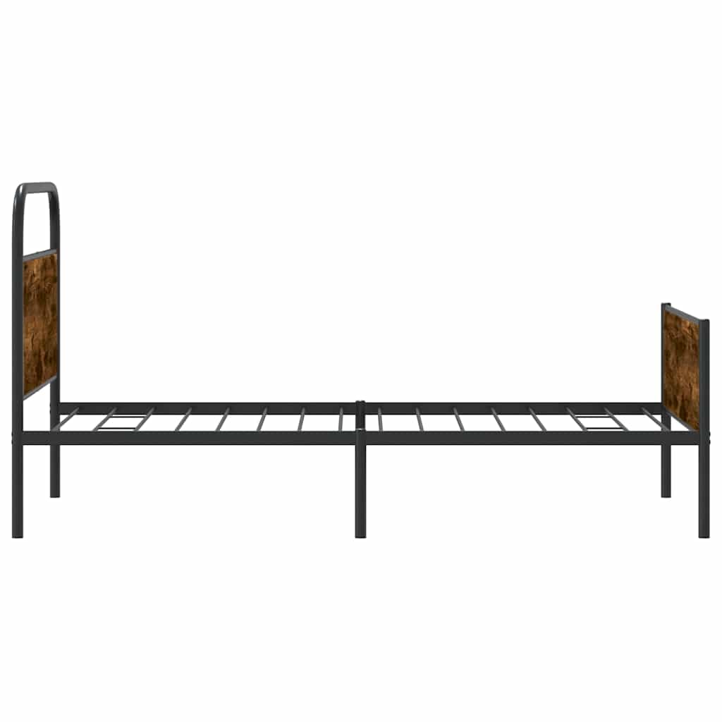 Bedframe zonder matras bewerkt hout sonoma eikenkleur 100x190cm is nu te koop bij PeponiXL, paradijselijk wonen!