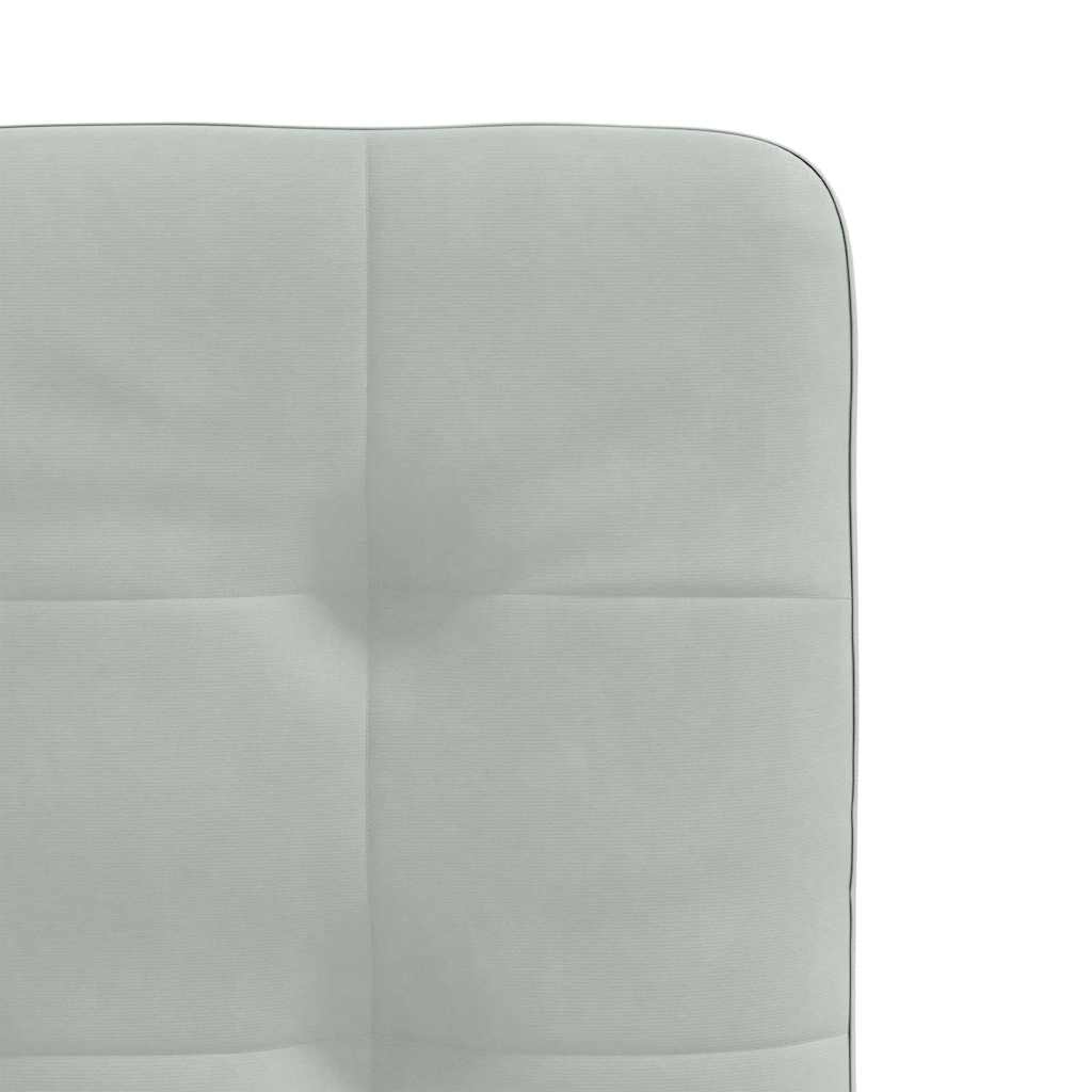 Eetkamerstoelen 4 st fluweel lichtgrijs is nu te koop bij PeponiXL, paradijselijk wonen!