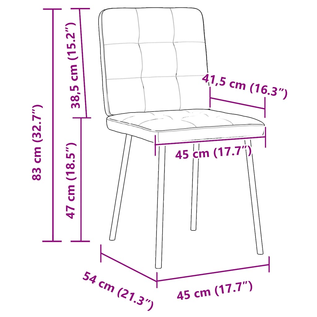 Eetkamerstoelen 4 st fluweel lichtgrijs is nu te koop bij PeponiXL, paradijselijk wonen!