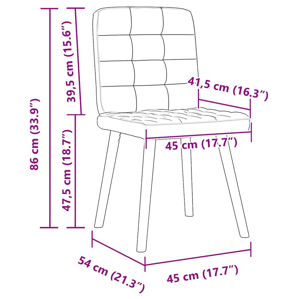 Eetkamerstoelen 4 st stof donkergrijs is nu te koop bij PeponiXL, paradijselijk wonen!