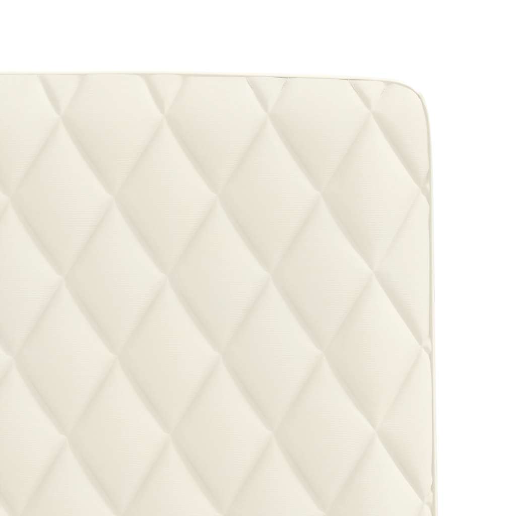 Eetkamerstoelen 4 st fluweel crèmekleurig is nu te koop bij PeponiXL, paradijselijk wonen!