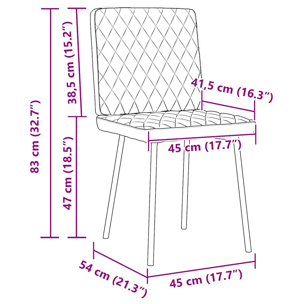 Eetkamerstoelen 4 st fluweel crèmekleurig is nu te koop bij PeponiXL, paradijselijk wonen!