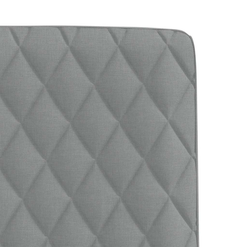 Eetkamerstoelen 4 st stof lichtgrijs is nu te koop bij PeponiXL, paradijselijk wonen!