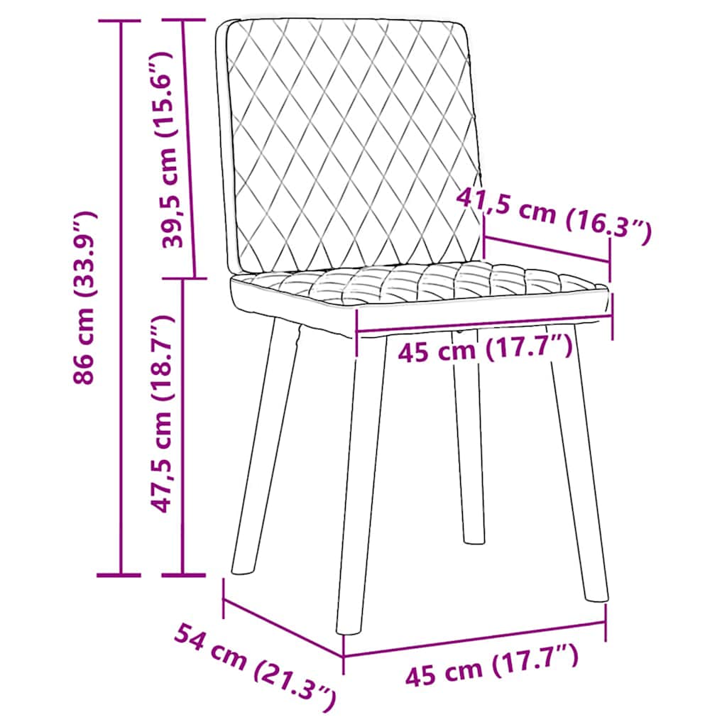 Eetkamerstoelen 4 st stof wijnrood is nu te koop bij PeponiXL, paradijselijk wonen!