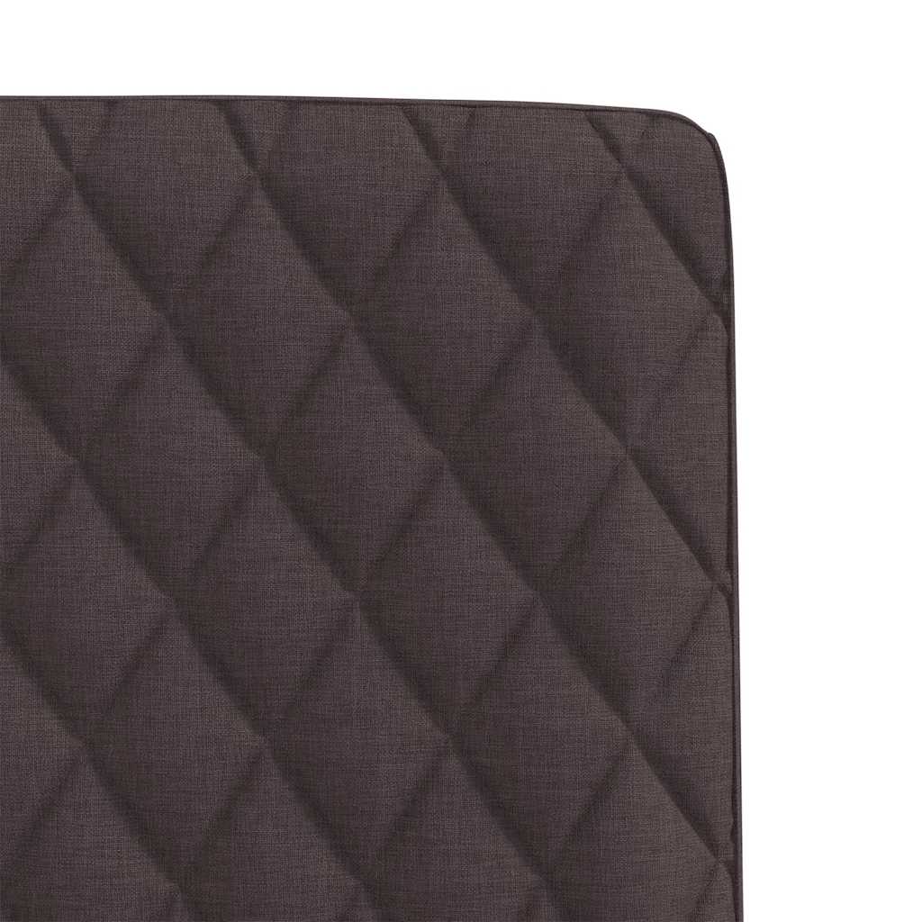 Eetkamerstoelen 4 st stof donkerbruin is nu te koop bij PeponiXL, paradijselijk wonen!