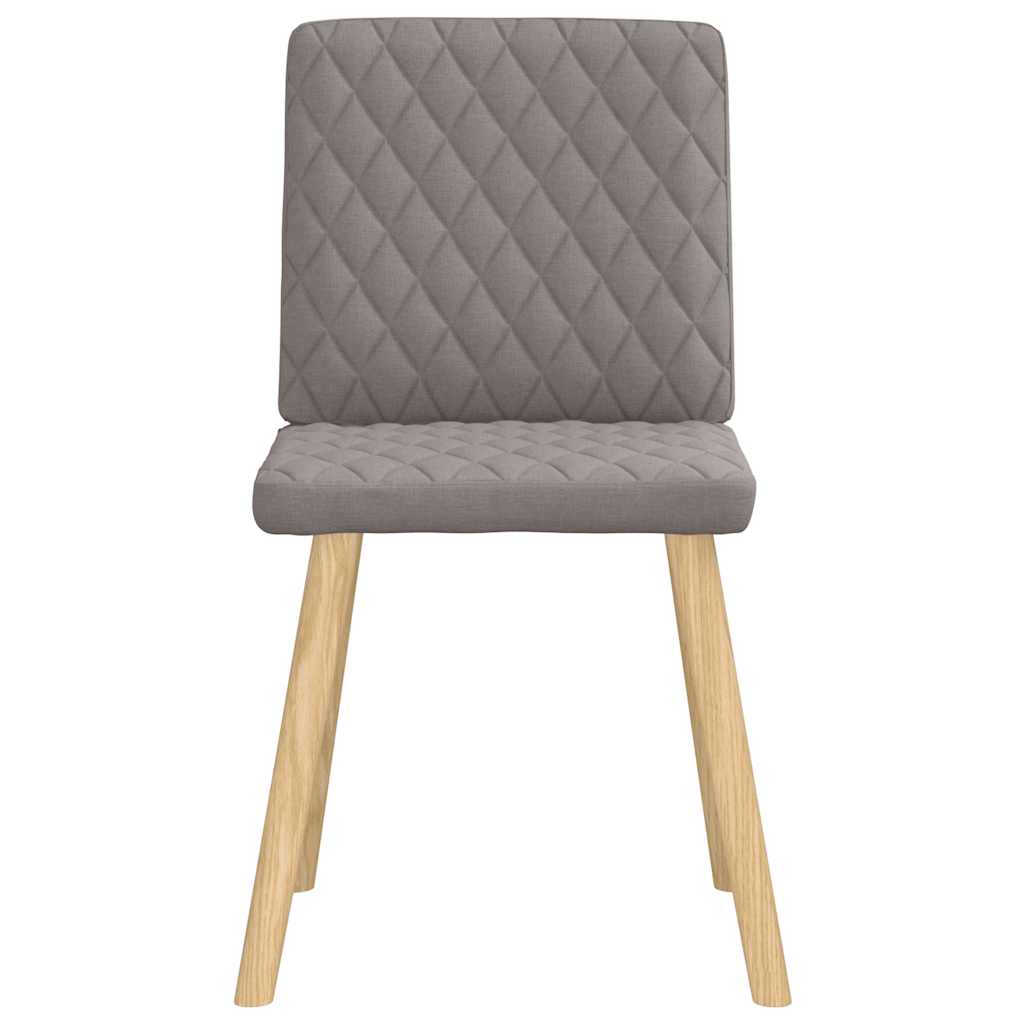 Eetkamerstoelen 4 st draaibaar stof taupe is nu te koop bij PeponiXL, paradijselijk wonen!