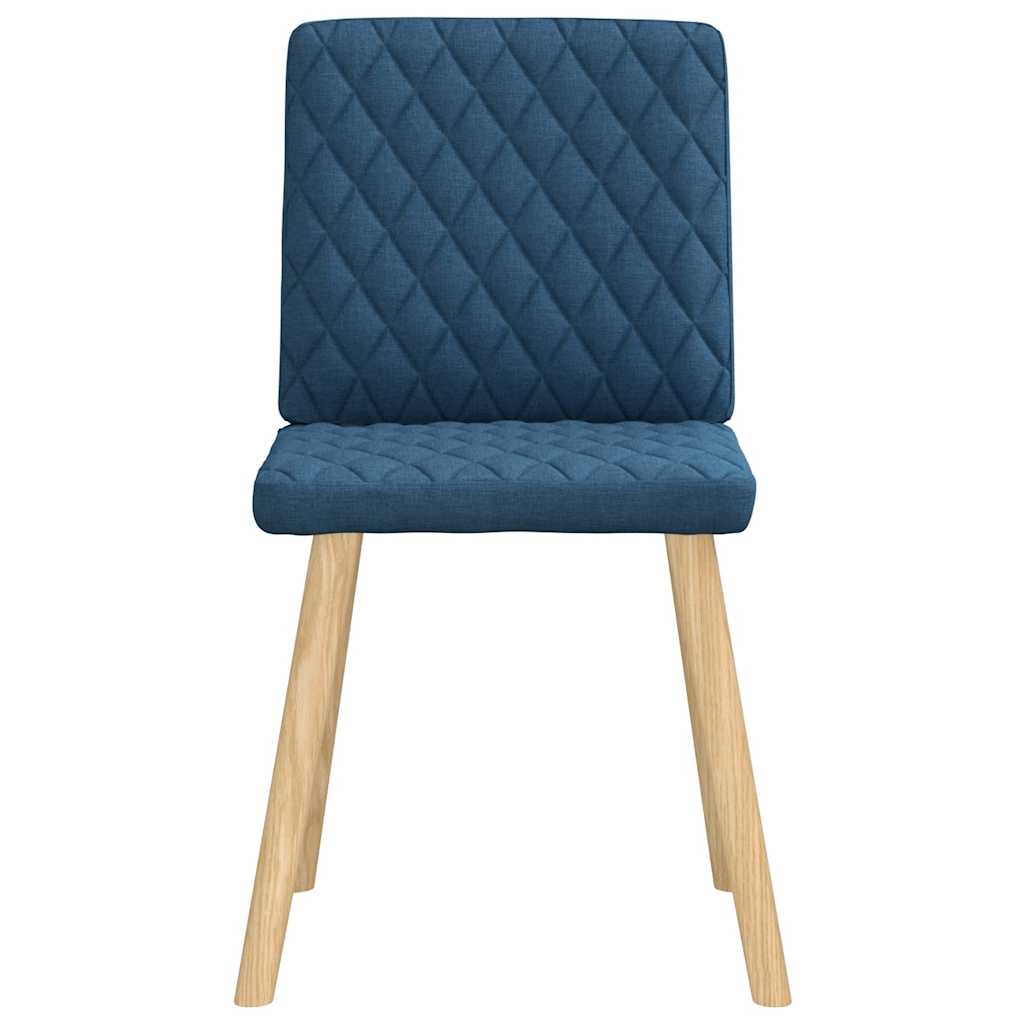 Eetkamerstoelen 4 st stof blauw is nu te koop bij PeponiXL, paradijselijk wonen!