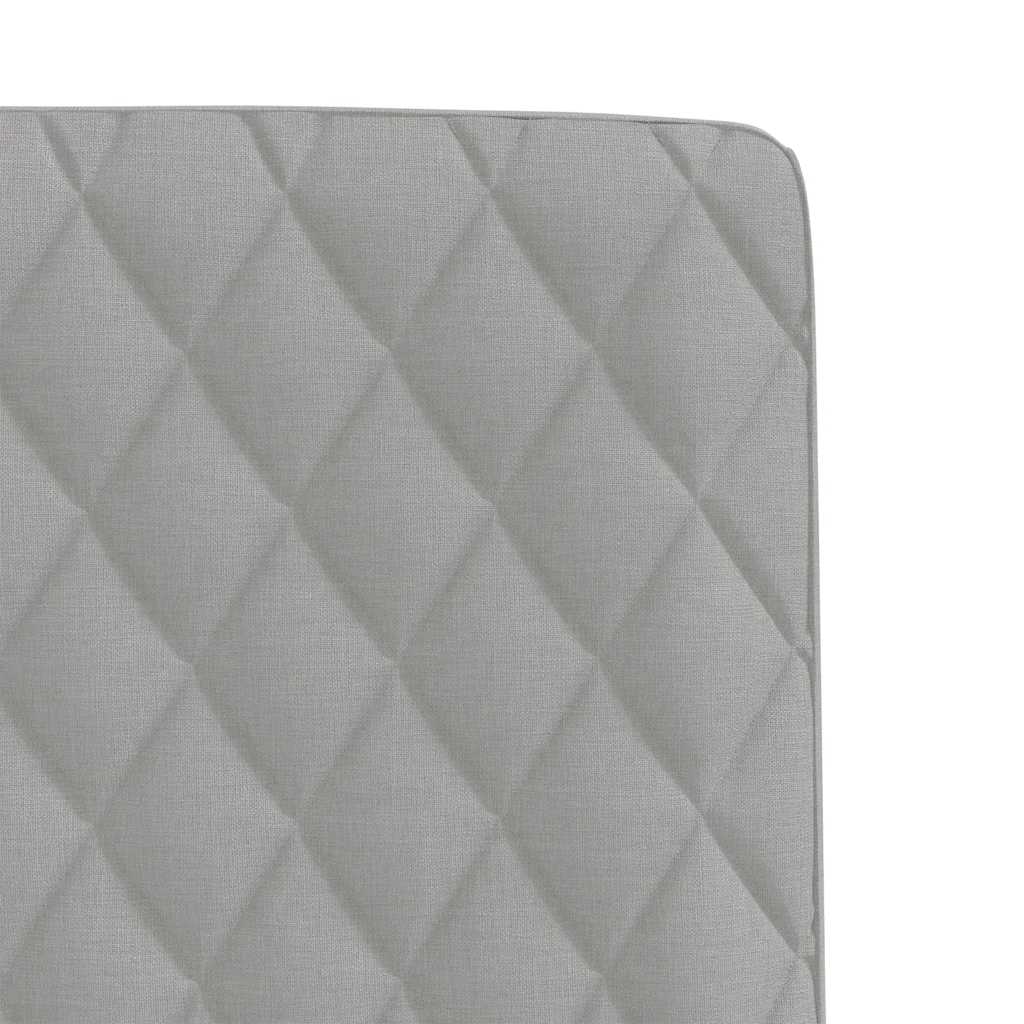 Eetkamerstoelen 4 st stof wolk grijs is nu te koop bij PeponiXL, paradijselijk wonen!