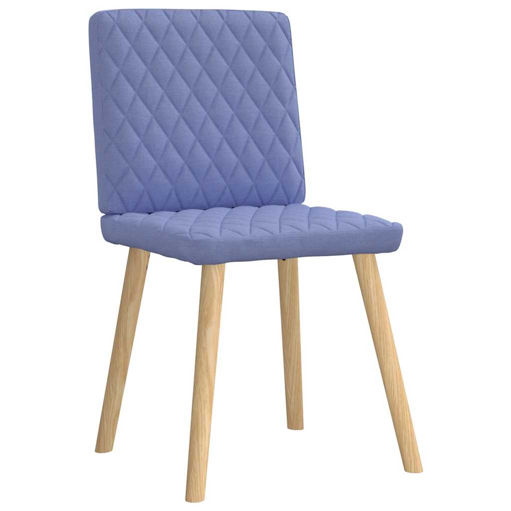 Eetkamerstoelen 4 st stof jeansblauw is nu te koop bij PeponiXL, paradijselijk wonen!
