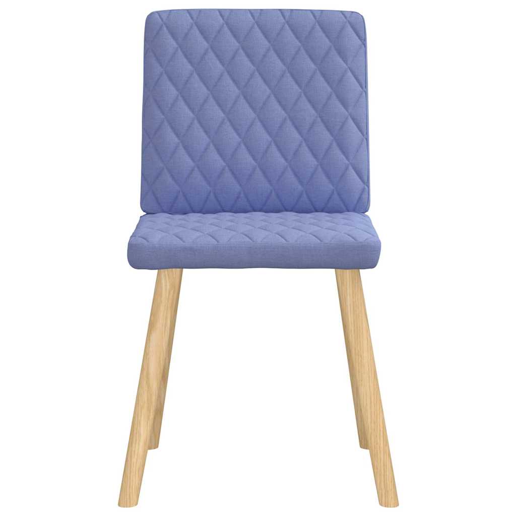Eetkamerstoelen 4 st stof jeansblauw is nu te koop bij PeponiXL, paradijselijk wonen!