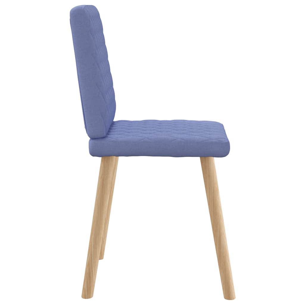 Eetkamerstoelen 4 st stof jeansblauw is nu te koop bij PeponiXL, paradijselijk wonen!
