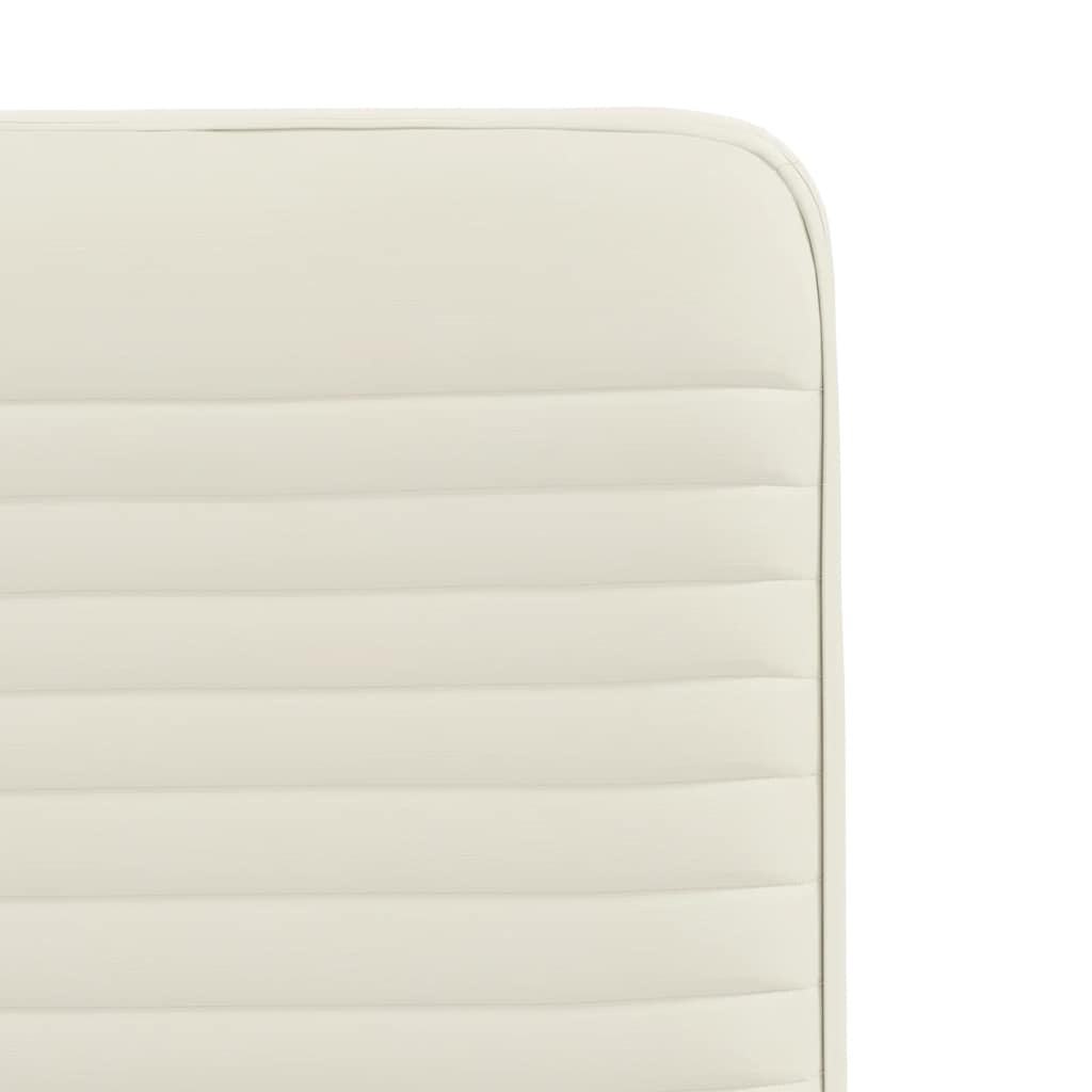 Eetkamerstoelen 4 st fluweel crèmekleurig is nu te koop bij PeponiXL, paradijselijk wonen!