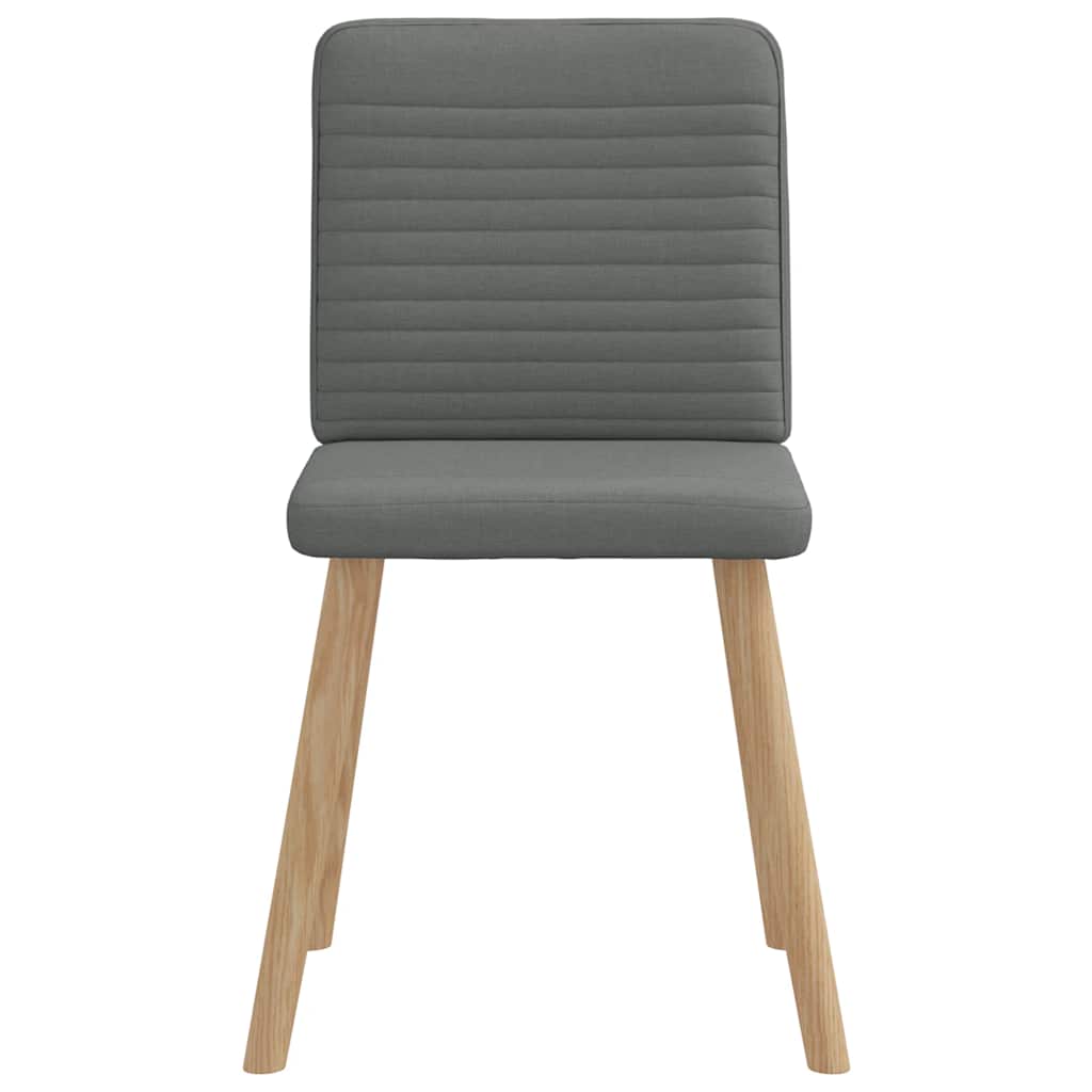 Eetkamerstoelen 4 st stof donkergrijs is nu te koop bij PeponiXL, paradijselijk wonen!