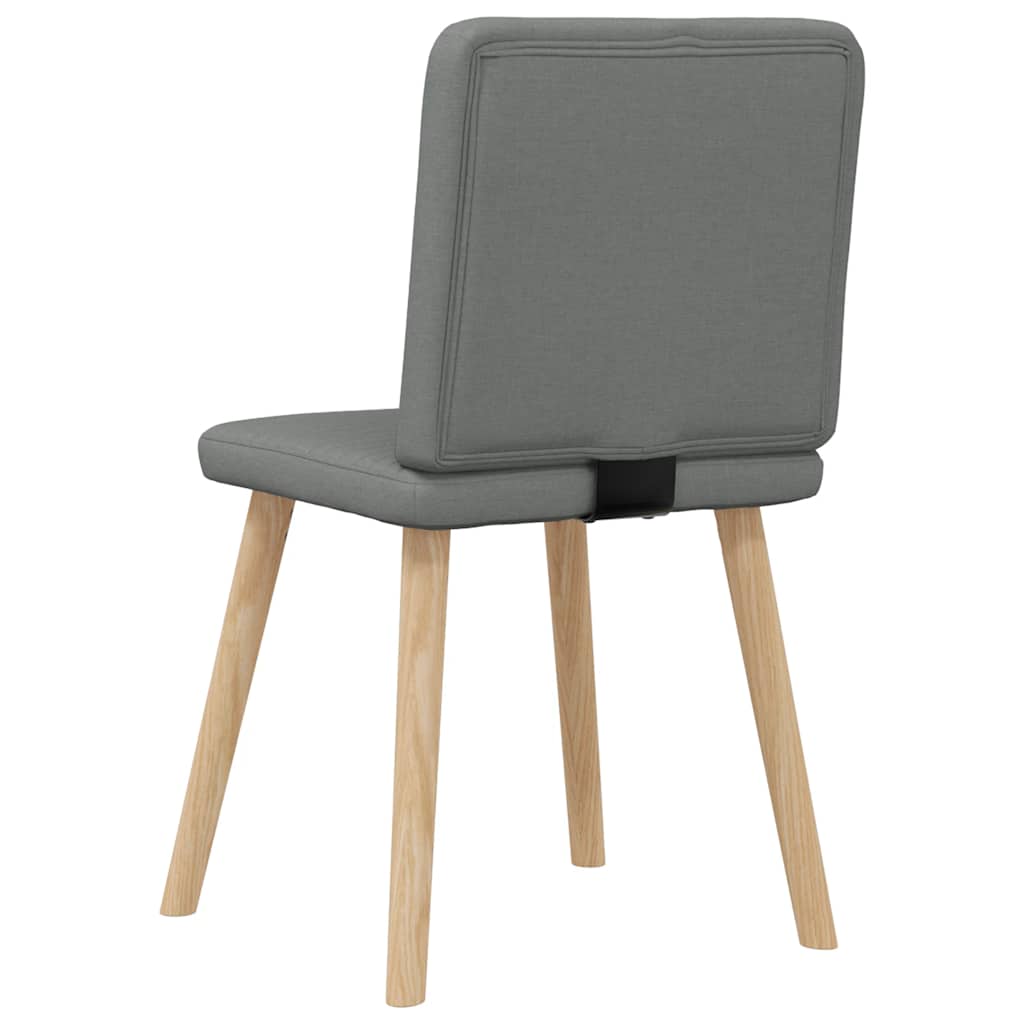 Eetkamerstoelen 4 st stof donkergrijs is nu te koop bij PeponiXL, paradijselijk wonen!