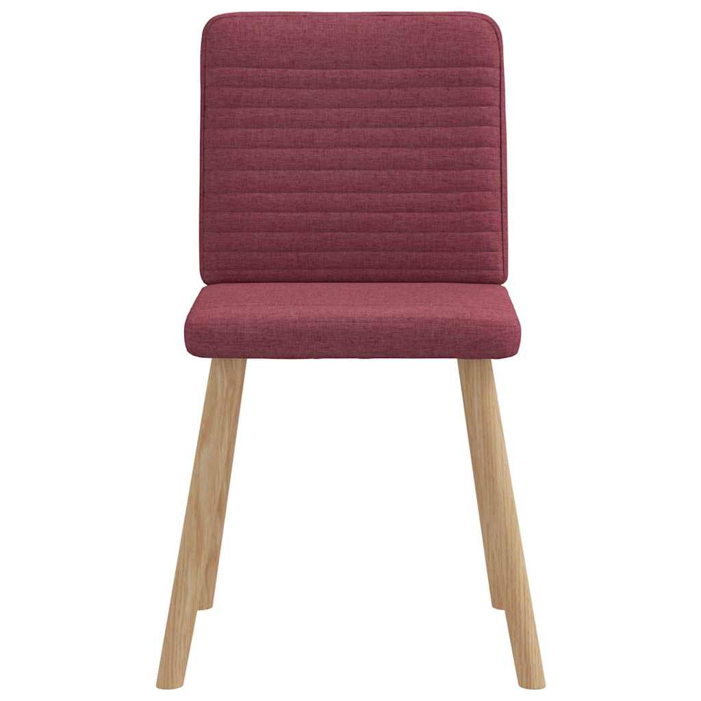 Eetkamerstoelen 4 st stof wijnrood is nu te koop bij PeponiXL, paradijselijk wonen!