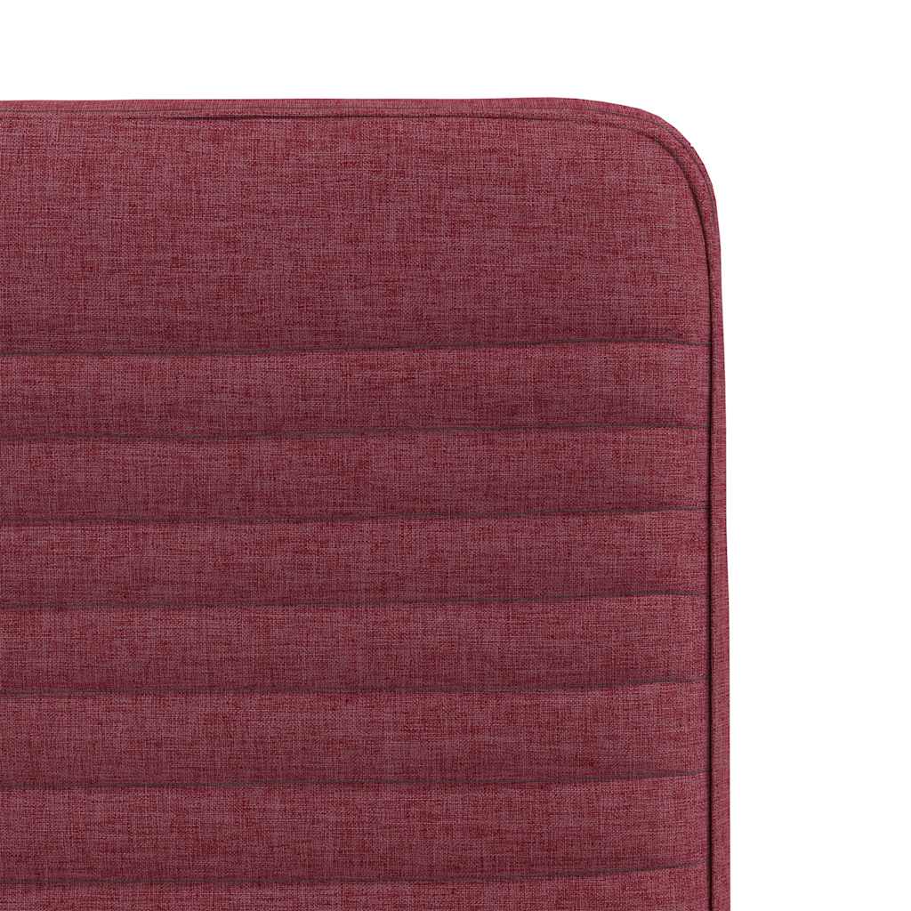 Eetkamerstoelen 4 st stof wijnrood is nu te koop bij PeponiXL, paradijselijk wonen!