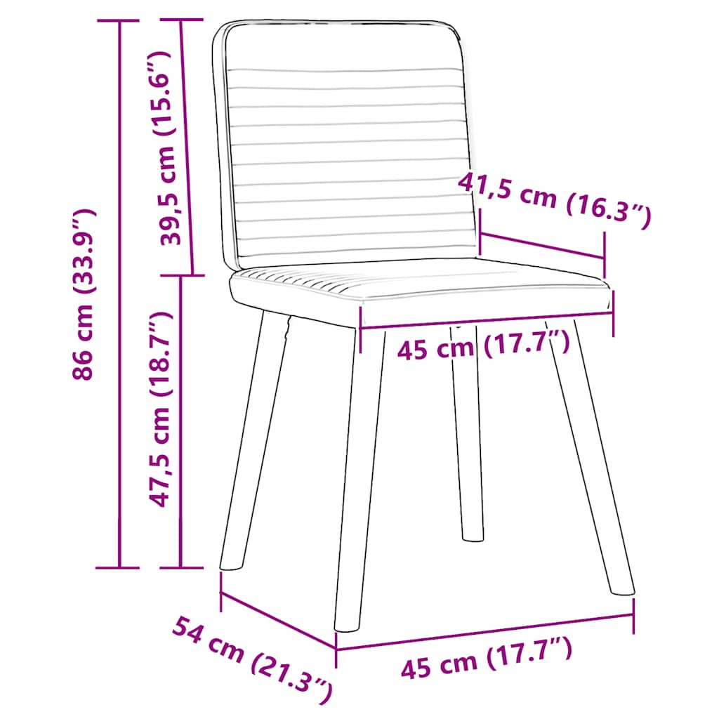 Eetkamerstoelen 4 st stof crèmekleurig is nu te koop bij PeponiXL, paradijselijk wonen!