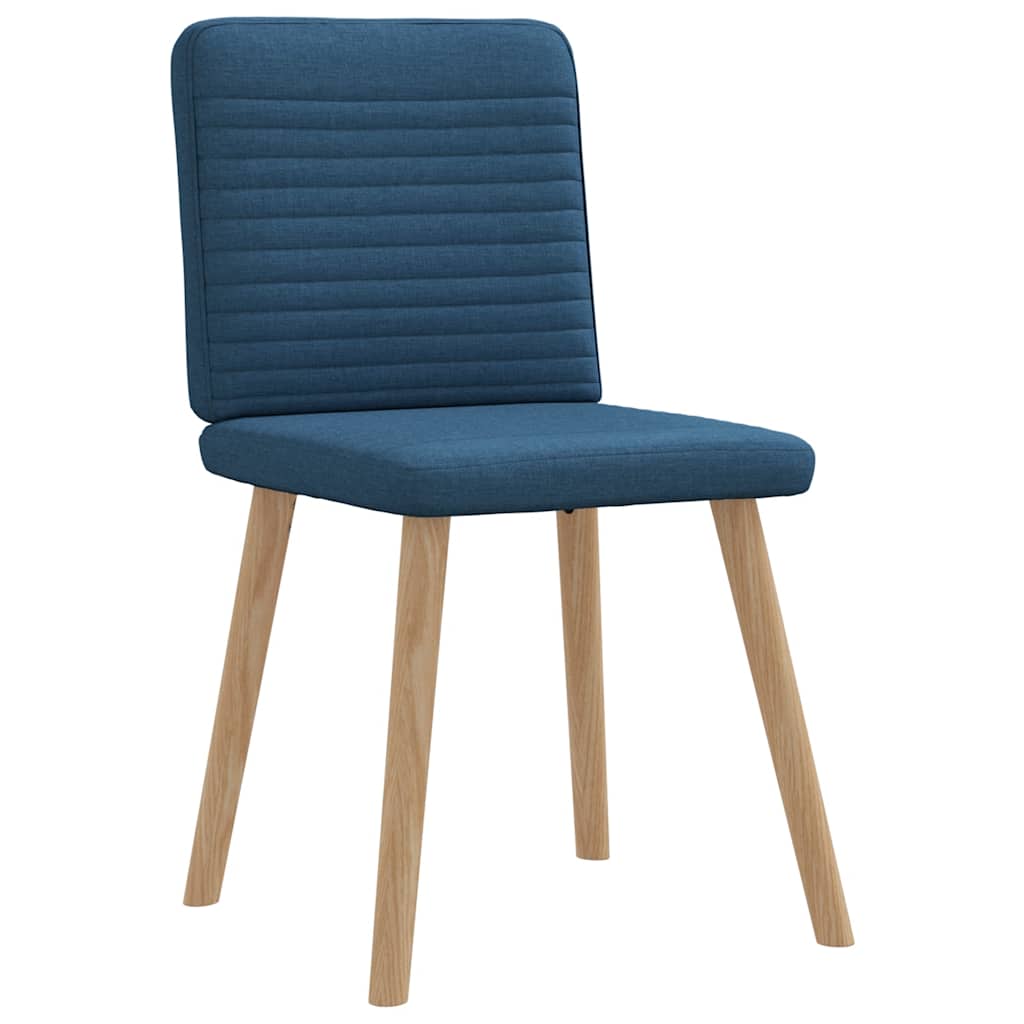 Eetkamerstoelen 4 st stof blauw is nu te koop bij PeponiXL, paradijselijk wonen!
