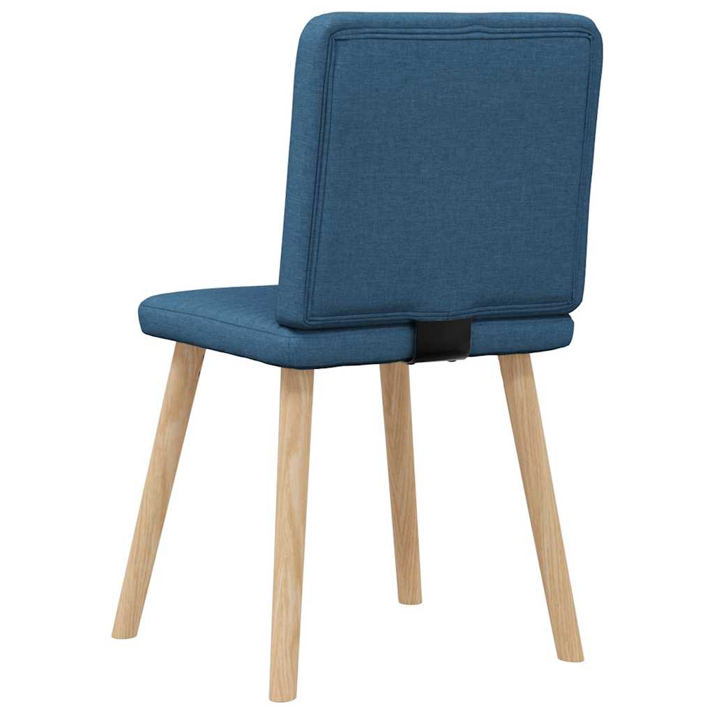 Eetkamerstoelen 4 st stof blauw is nu te koop bij PeponiXL, paradijselijk wonen!