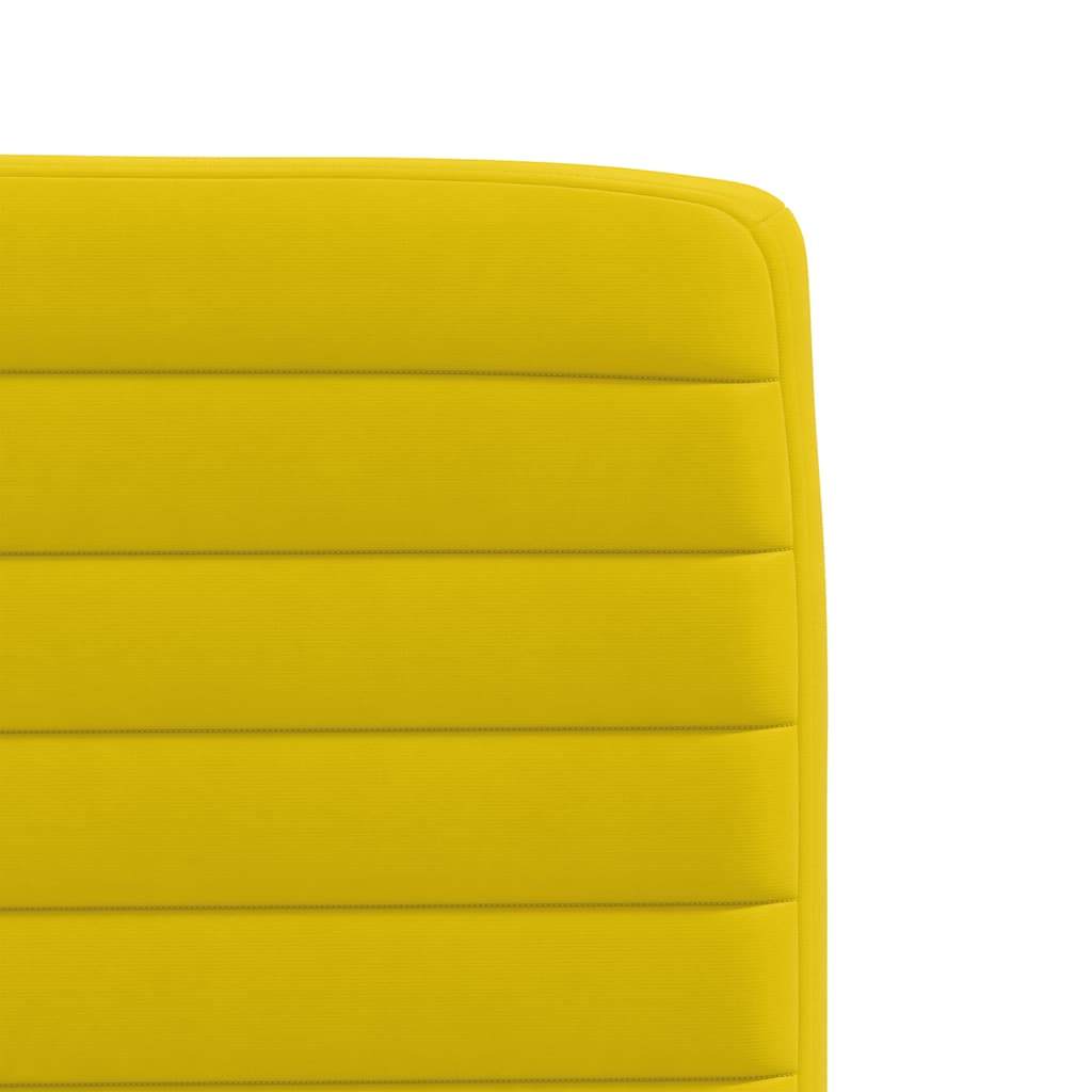 Eetkamerstoelen 4 st fluweel geel is nu te koop bij PeponiXL, paradijselijk wonen!