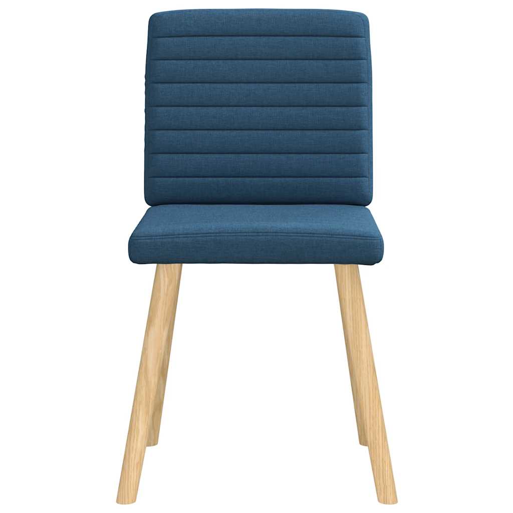 Eetkamerstoelen 4 st stof blauw is nu te koop bij PeponiXL, paradijselijk wonen!