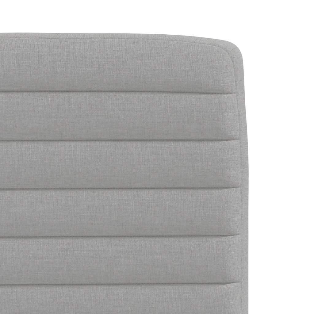 Eetkamerstoelen 4 st stof wolk grijs is nu te koop bij PeponiXL, paradijselijk wonen!