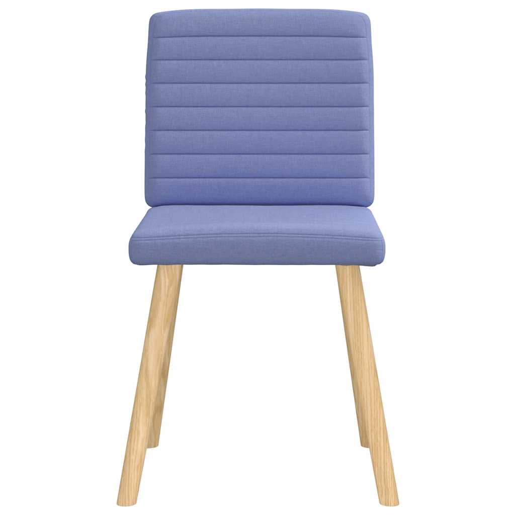Eetkamerstoelen 4 st stof jeansblauw is nu te koop bij PeponiXL, paradijselijk wonen!