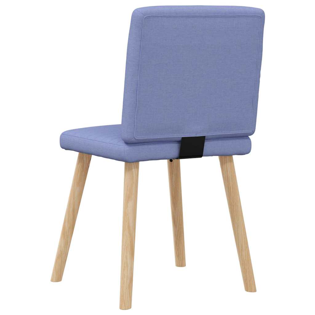 Eetkamerstoelen 4 st stof jeansblauw is nu te koop bij PeponiXL, paradijselijk wonen!