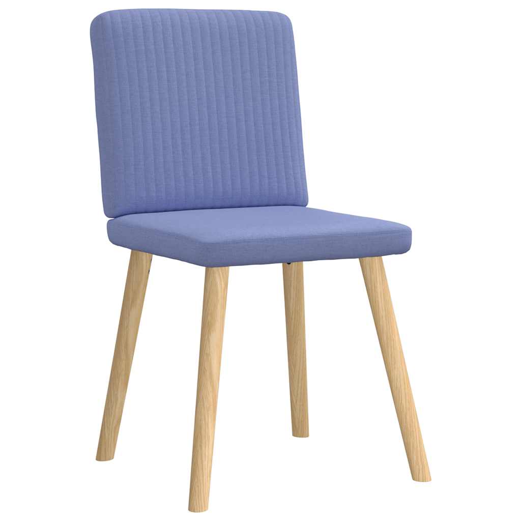 Eetkamerstoelen 4 st stof jeansblauw is nu te koop bij PeponiXL, paradijselijk wonen!