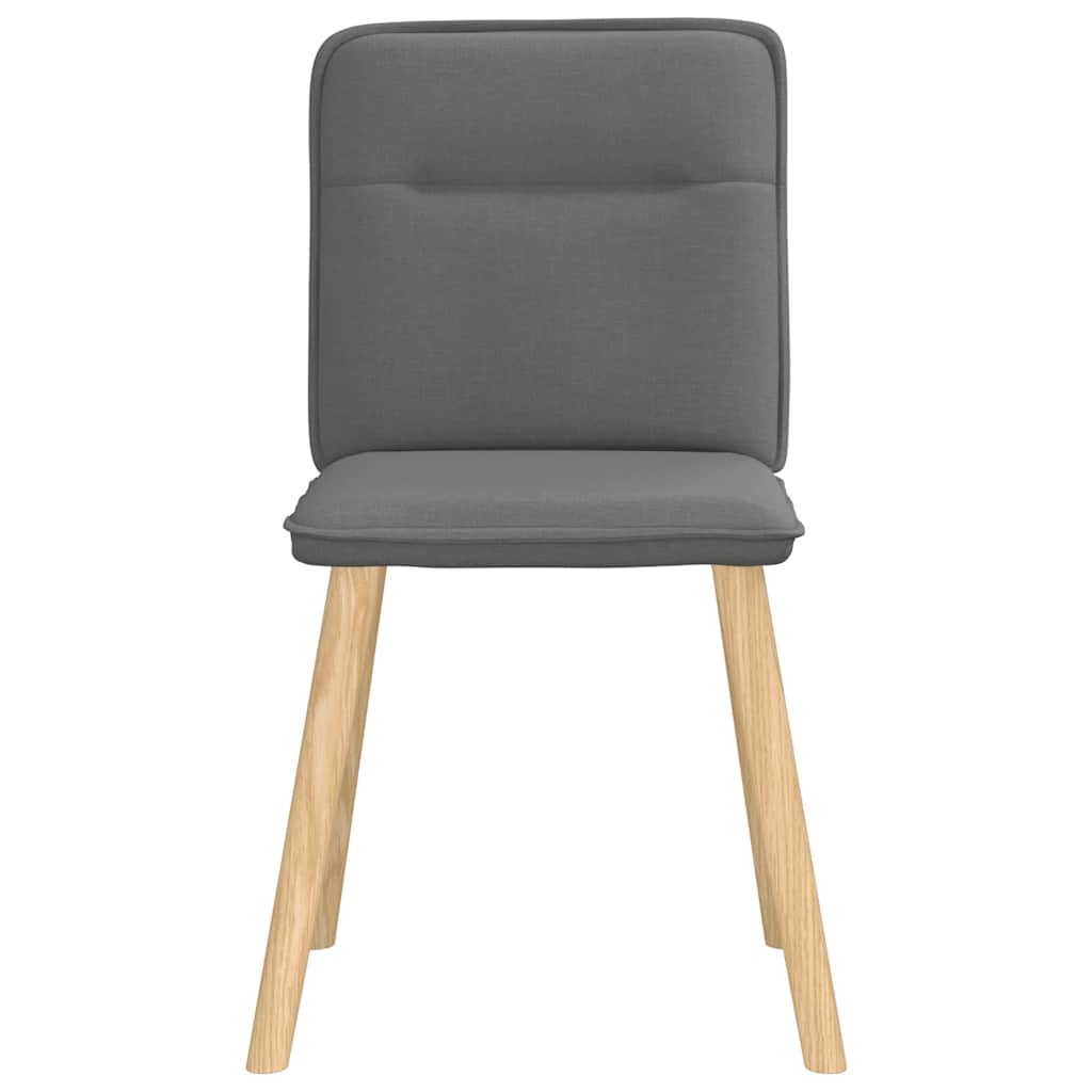 Eetkamerstoelen 4 st stof donkergrijs is nu te koop bij PeponiXL, paradijselijk wonen!