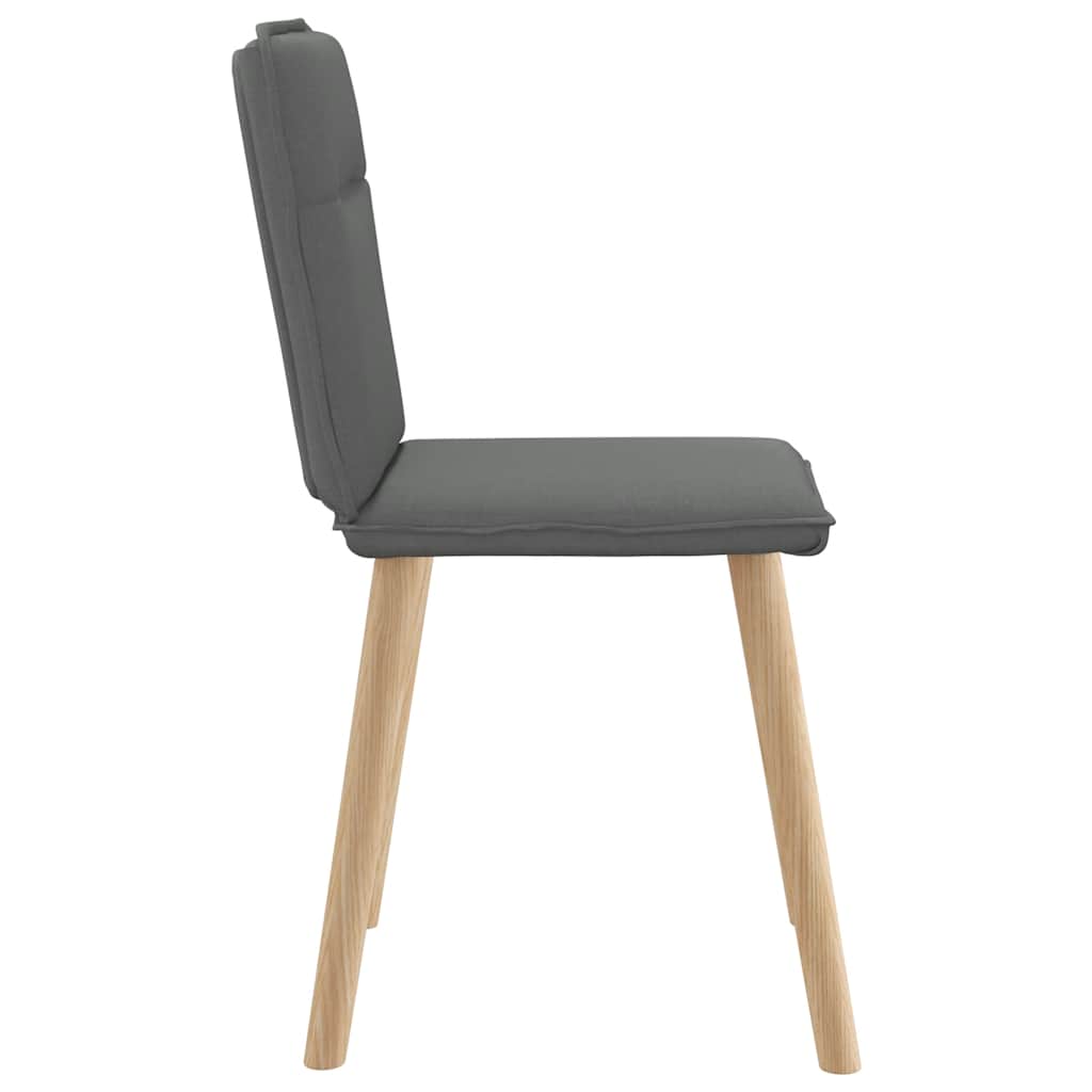 Eetkamerstoelen 4 st stof donkergrijs is nu te koop bij PeponiXL, paradijselijk wonen!