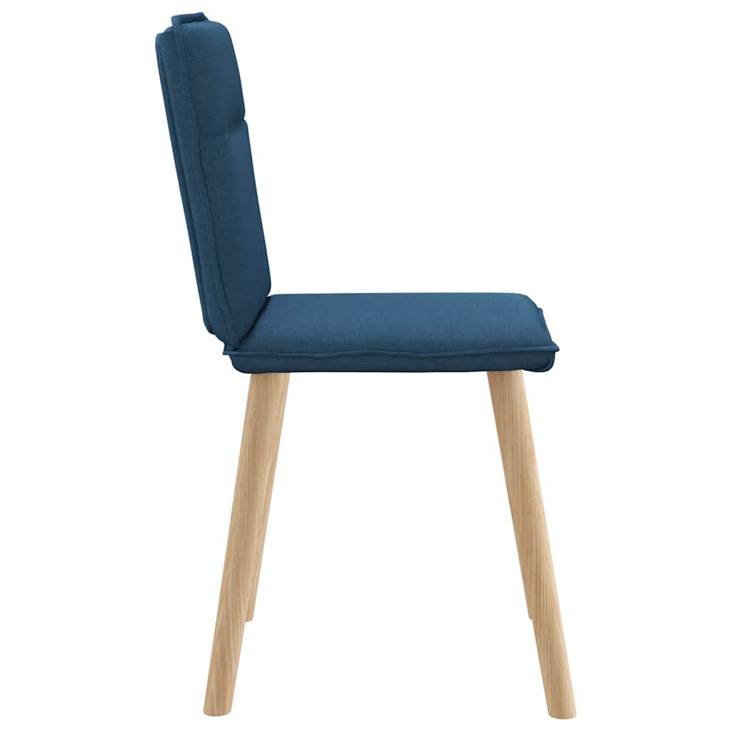 Eetkamerstoelen 4 st stof blauw is nu te koop bij PeponiXL, paradijselijk wonen!