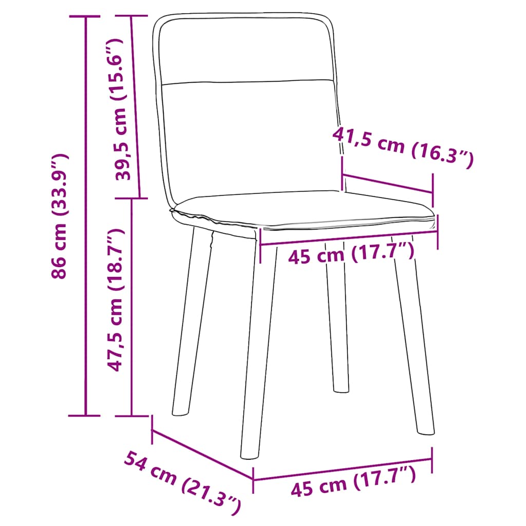 Eetkamerstoelen 4 st stof wolk grijs is nu te koop bij PeponiXL, paradijselijk wonen!
