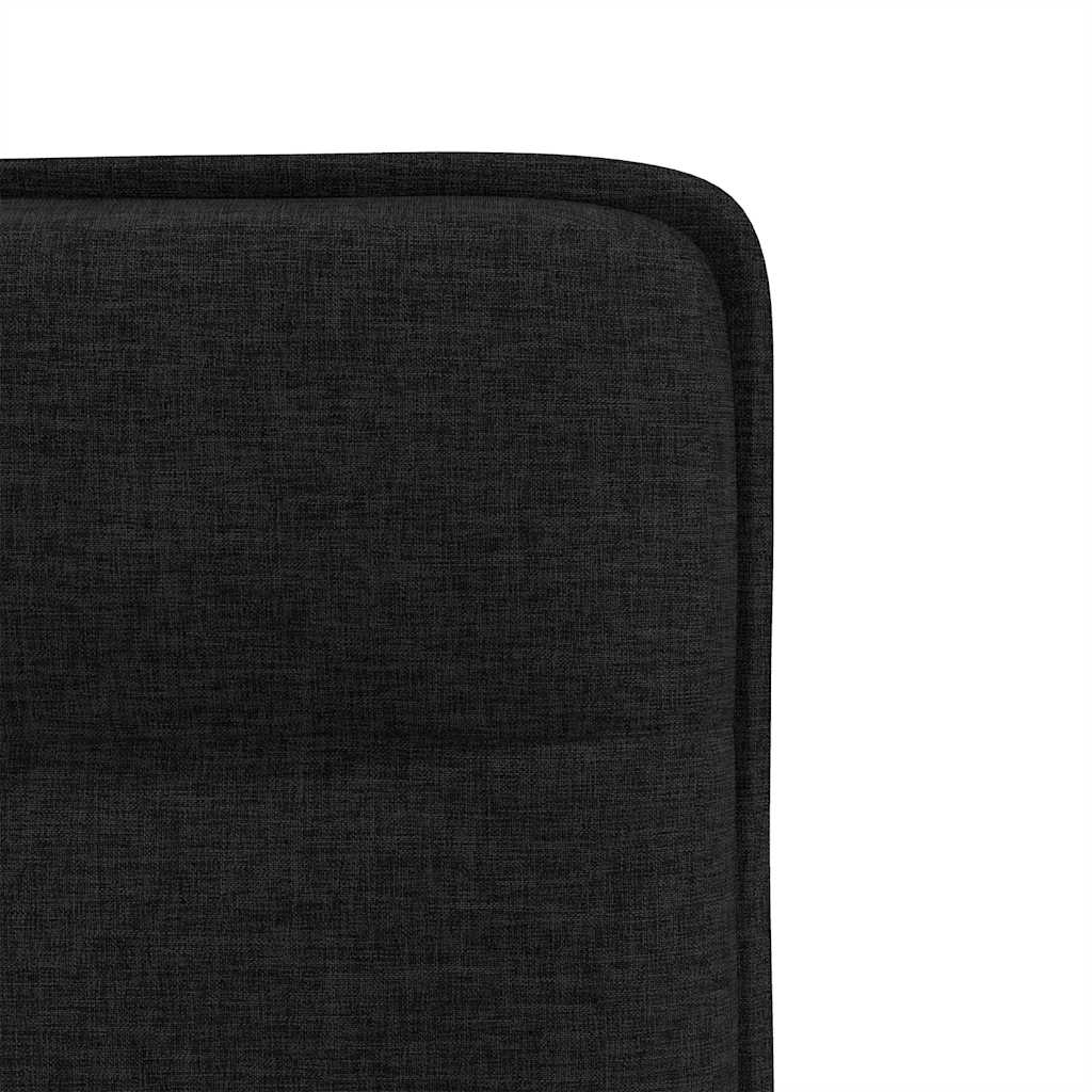 Eetkamerstoelen 4 st stof zwart is nu te koop bij PeponiXL, paradijselijk wonen!