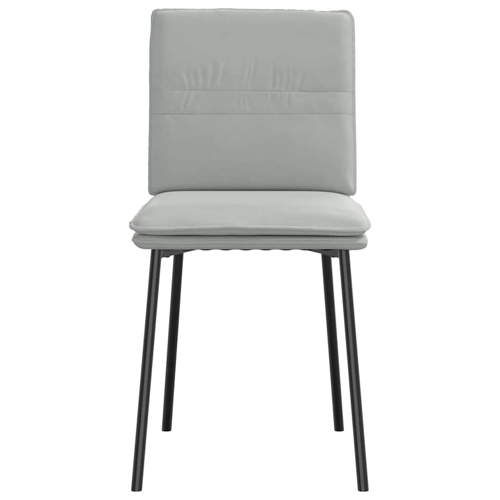 Eetkamerstoelen 4 st fluweel lichtgrijs is nu te koop bij PeponiXL, paradijselijk wonen!