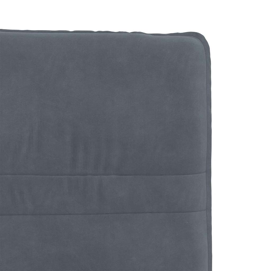 Eetkamerstoelen 4 st fluweel donkergrijs is nu te koop bij PeponiXL, paradijselijk wonen!