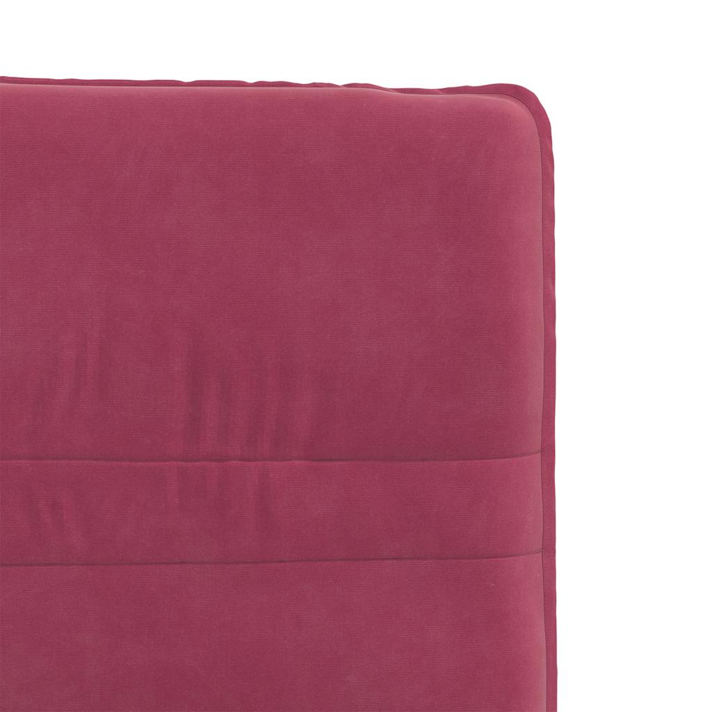 Eetkamerstoelen 4 st fluweel wijnrood is nu te koop bij PeponiXL, paradijselijk wonen!