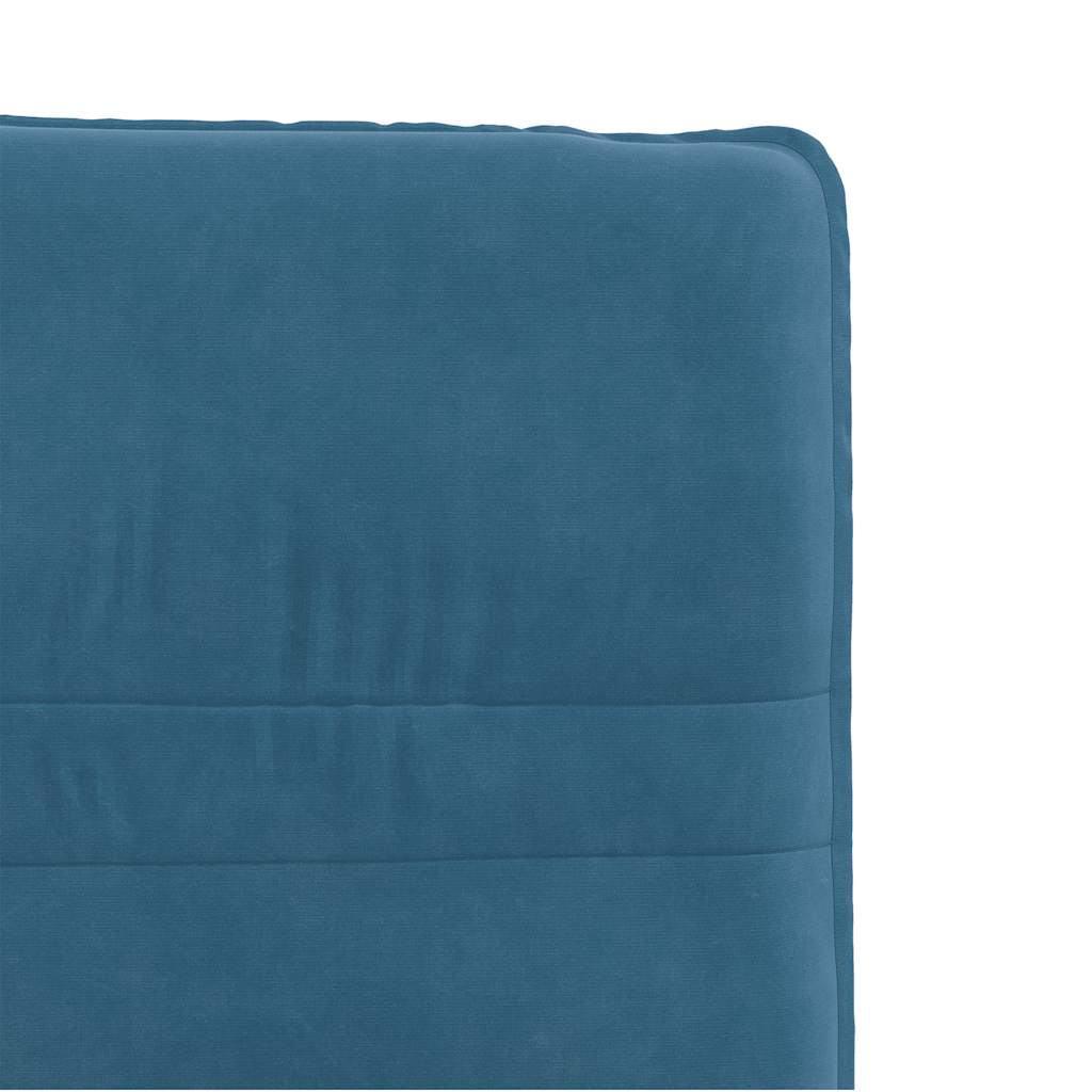 Eetkamerstoelen 4 st fluweel blauw is nu te koop bij PeponiXL, paradijselijk wonen!