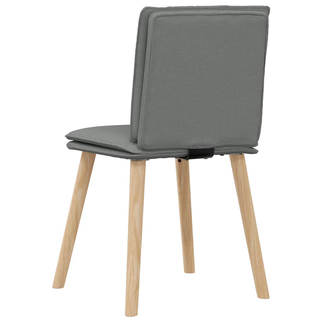Eetkamerstoelen 4 st stof donkergrijs is nu te koop bij PeponiXL, paradijselijk wonen!