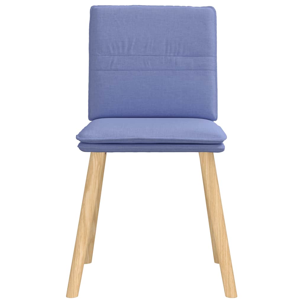 Eetkamerstoelen 4 st stof jeansblauw is nu te koop bij PeponiXL, paradijselijk wonen!