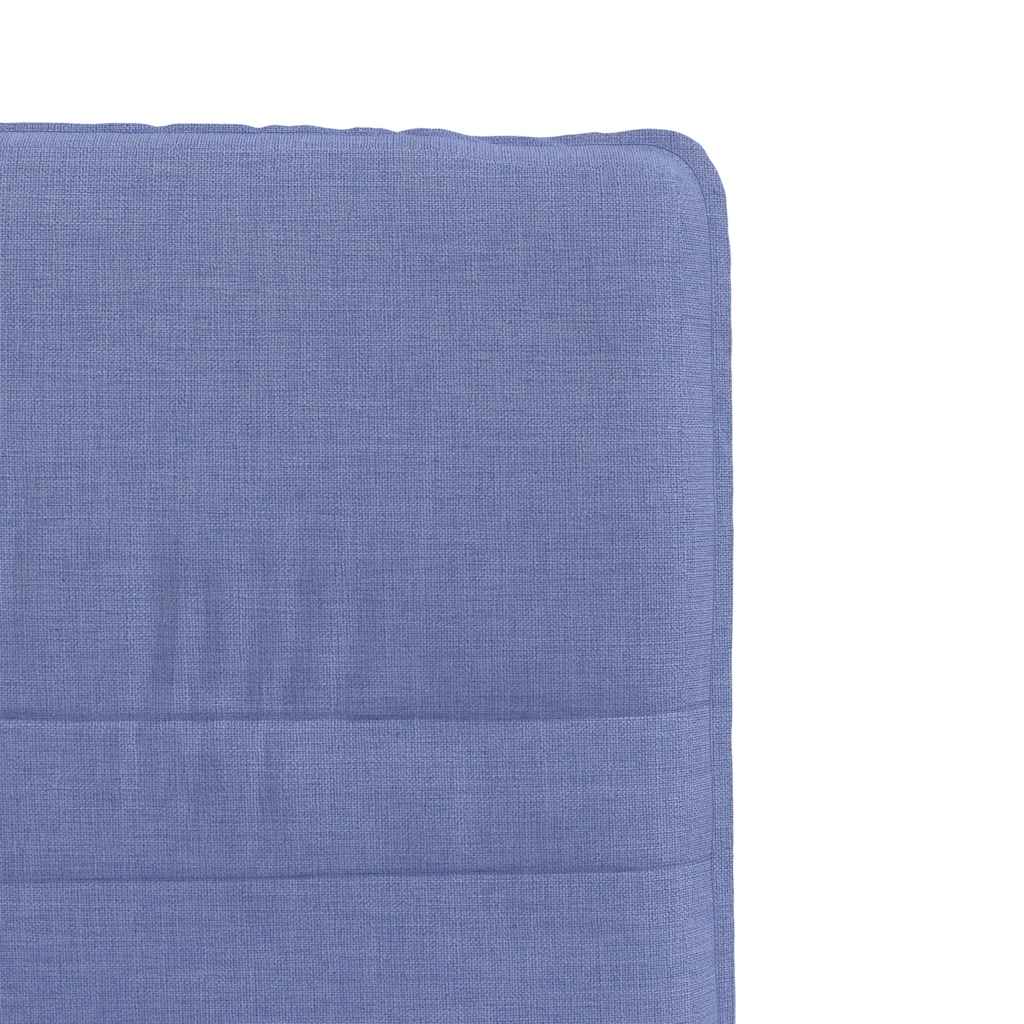 Eetkamerstoelen 4 st stof jeansblauw is nu te koop bij PeponiXL, paradijselijk wonen!